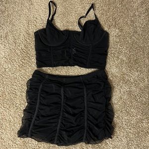 Black two piece set